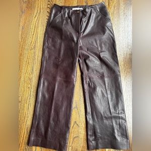 VERONICA BEARD LEATHER PANTS